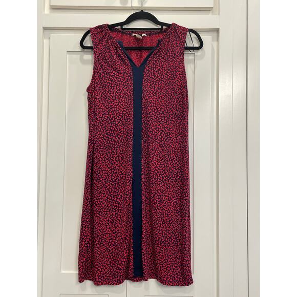 Michael Kors   Pink and Navy patterned sleeveless shift dress M - Picture 1 of 8